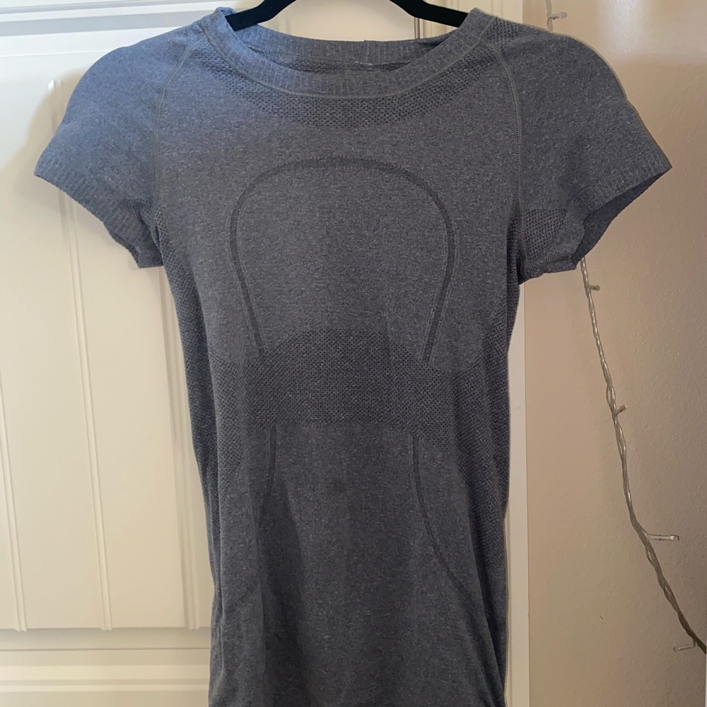 lululemon gray swiftly tech shirt